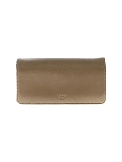 Pre-owned Anya Hindmarch Wallet In Green