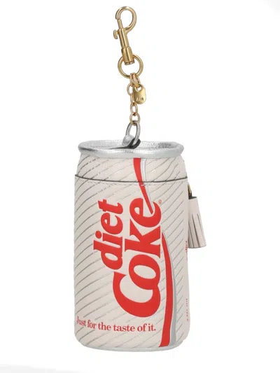 Anya Hindmarch Diet Coke Can Coin Purse Keychain In Blue
