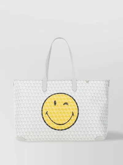 Anya Hindmarch Wink Tote Bag Smiley Face Design