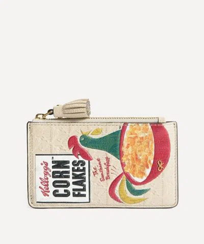 Anya Hindmarch Women's Anya Brands Corn Flakes Zip Card Case In Multi