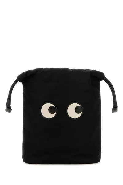 Anya Hindmarch Women Black Econyl Pouch