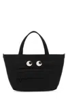 Anya Hindmarch Women Black Nylon Mini Eyes Handbag In Black