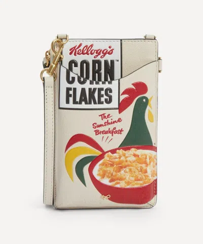 Anya Hindmarch Women's Corn Flakes Zip Phone Pouch On Strap