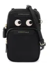 Anya Hindmarch Black Nylon Eyes Essentials Crossbody Bag In Black