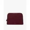 Anya Hindmarch Womens Medium Red Lotions And Potions Shell And Leather Washbag In Medium Red