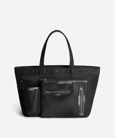 Anya Hindmarch Women's Multi Pocket Tote Bag In Black