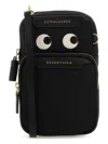 Anya Hindmarch Black Nylon Eyes Essentials Crossbody Bag