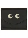 Anya Hindmarch Trifold Mini Eyes Wallet In Black