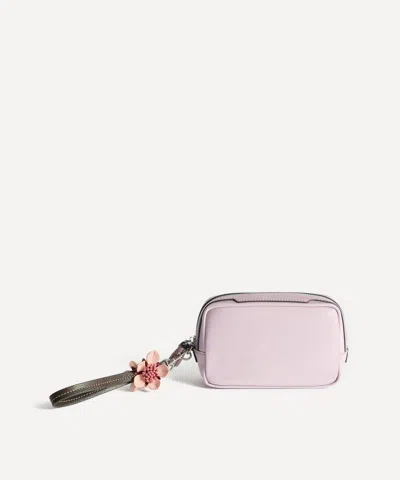 Anya Hindmarch Women's Sakura Blossom Important Things Small Zip Pouch In Purple