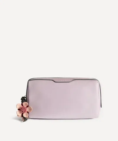 Anya Hindmarch Women's Sakura Blossom Small Make-up Pouch In Purple