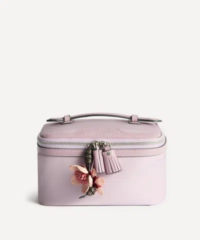Anya Hindmarch Women's Sakura Blossom Small Vanity Kit In Purple
