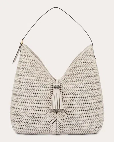 Anya Hindmarch Women's The Neeson Tassel Hobo Bag In White