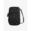 Anya Hindmarch Womens Black Studs Essentials Satin Cross-body Bag In Black