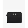 Anya Hindmarch Womens Black Eyes Technology Nylon Case
