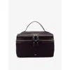 Anya Hindmarch Womens Black Logo-embossed Shell Cosmetics Case