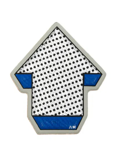 Anya Hindmarch X Charlotte Stockdale Arrow-shaped Leather Sticker In White