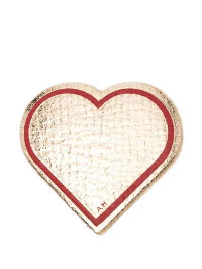 Anya Hindmarch X Charlotte Stockdale Heart-shaped Sticker In Gold
