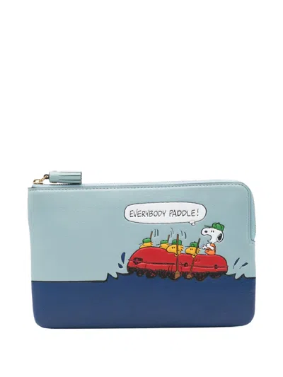 Anya Hindmarch X Peanuts Snoopy Clutch In Multi