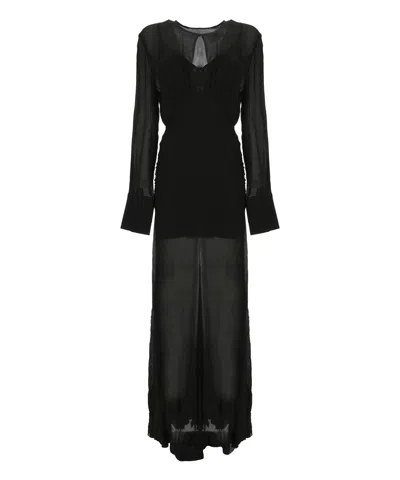 Anye By Biba Long Dress In Black