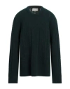 Anylovers Man Sweater Dark Green Size Xl Wool, Polyamide, Cashmere, Elastane