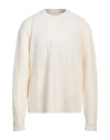 Anylovers Man Sweater Ivory Size Xl Wool, Polyamide, Cashmere, Elastane In White