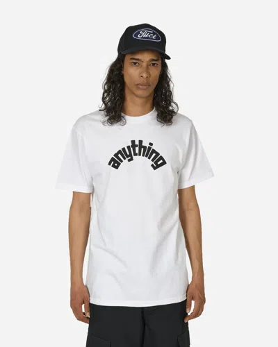 Anything Curved Logo T-shirt White / Black In Multicolor