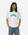 ANYTHING CURVED LOGO T-SHIRT WHITE / GREEN