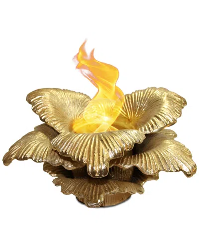 Anywhere Fireplaces Chatsworth Gold Aluminum Indoor/outdoor Fireplace