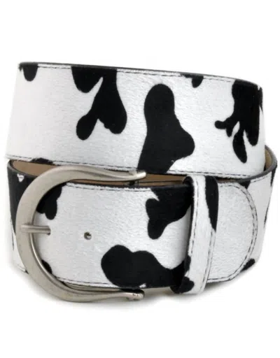 Anzell Women's Animal Print Jean Belt In Multi In Grey