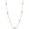 Anzie 14k Gold Cleo 7-8mm Cultured Pearl & Stone Necklace In White/gold