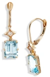 Anzie Aurora Drop Earrings In Blue
