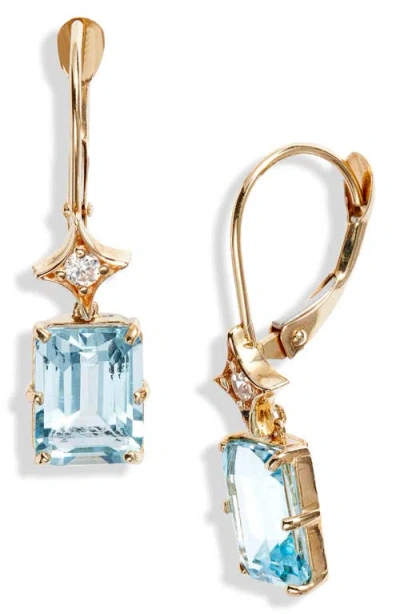 Anzie Aurora Drop Earrings In Blue