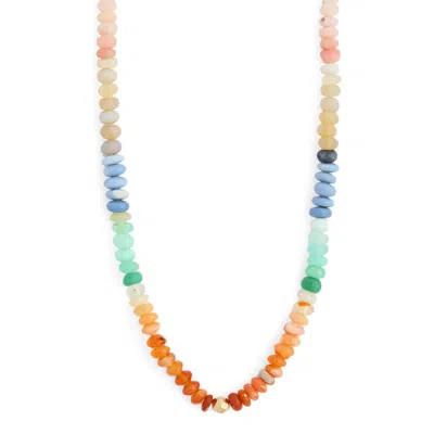 Anzie Women's Bohème 14k Yellow Gold & Multicolored Opal Necklace In Multicolor Opal