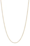 Shop Anzie Cable Chain Necklace In Gold
