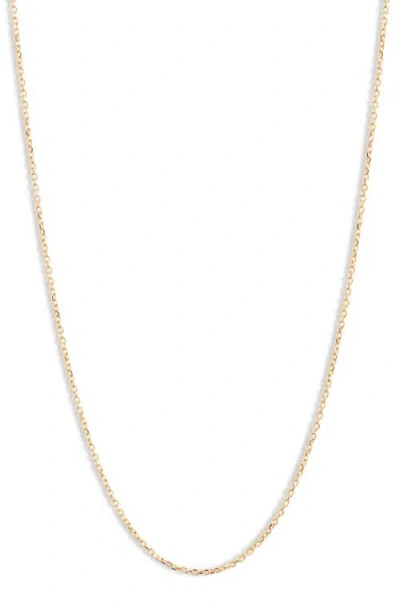 Anzie Cable Chain Necklace In Gold
