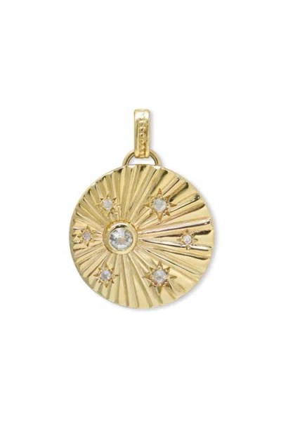Anzie Celeste Ripple Pendant