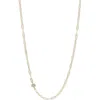 Anzie Classique Birthstone Paper Clip Chain Necklace In Gold