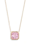 Anzie Cléo Carré Daniela Grande Pendant Necklace
