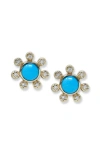 Anzie Dew Drop Étoile Semiprecious Stone & Diamond Stud Earrings