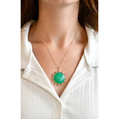 Anzie Dew Drop Grande Marine Pendant