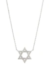 Anzie Dew Drop Star Of David Pendant In Metallic
