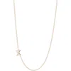Anzie Diamond Initial Necklace In X