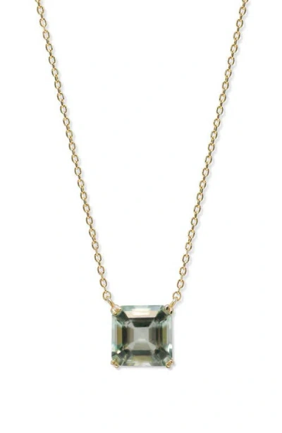 Anzie Jac + Jo Harper Amethyst Pendant Necklace In Green