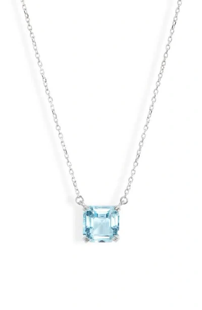 Anzie Jac + Jo Harper Stone Pendant Necklace In Blue