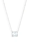 Anzie Jac + Jo Harper Stone Pendant Necklace In Clear