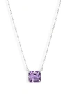 Anzie Jac + Jo Harper Stone Pendant Necklace In Purple