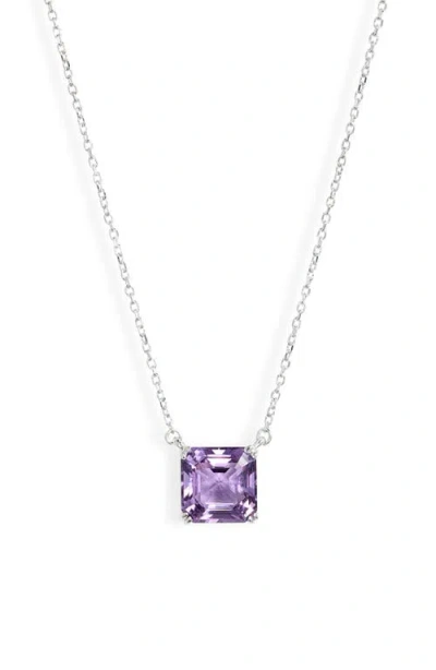 Anzie Jac + Jo Harper Stone Pendant Necklace In Purple