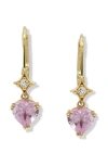 Anzie Jac + Jo Heart Drop Earrings
