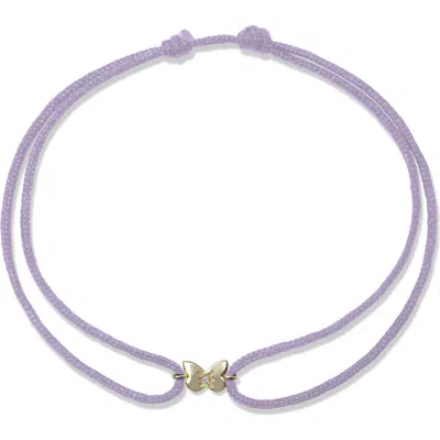 Anzie Jac + Jo Icon Butterfly Mini Charm Bracelet In Multi
