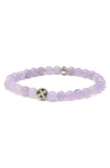Anzie Jac + Jo Soul Amethyst Beaded Stretch Bracelet